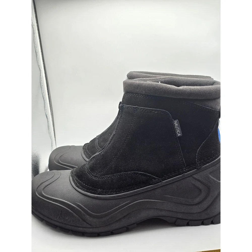 Nautica Black Winter Boots 3M Thinsulate Water Resistant Size 12 NWT Outdoor